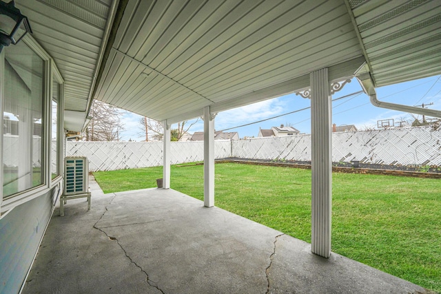173 Bloomingdale Rd, Levittown, NY 11756 - view of patio / terrace with fence