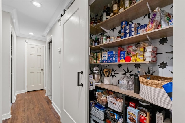 view of pantry