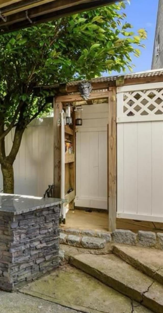 view of outbuilding