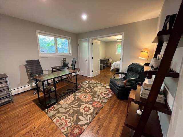57 Hamilton Dr, Chappaqua, NY 10514 - office space featuring healthy amount of natural light, wood finished floors, and recessed lighting
