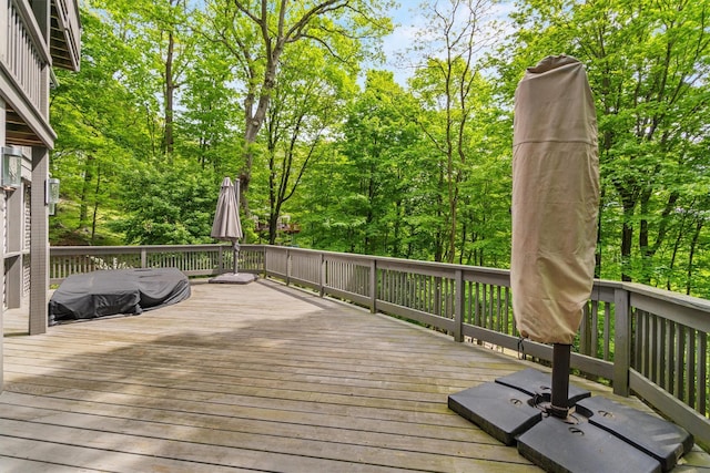 57 Hamilton Dr, Chappaqua, NY 10514 - view of wooden terrace