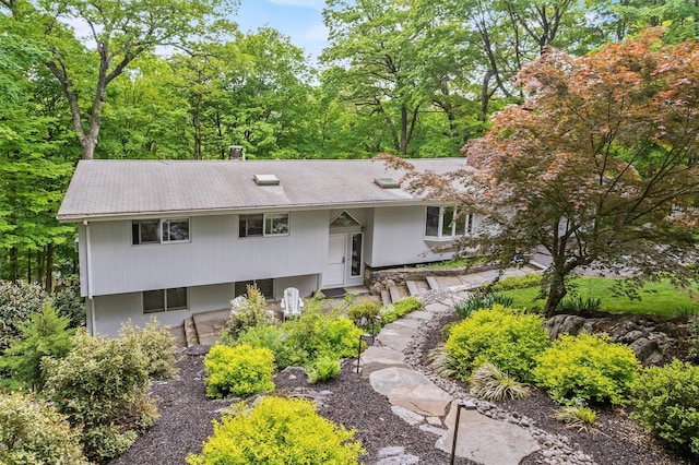 57 Hamilton Dr, Chappaqua, NY 10514 - view of bi-level home