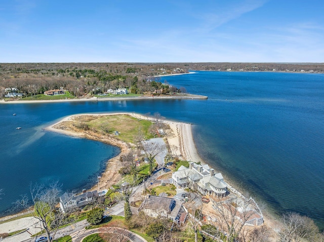 356 Bay Ave, Huntington Bay, NY 11743 - drone / aerial view with a water view