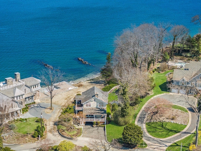 356 Bay Ave, Huntington Bay, NY 11743 - bird's eye view with a water view