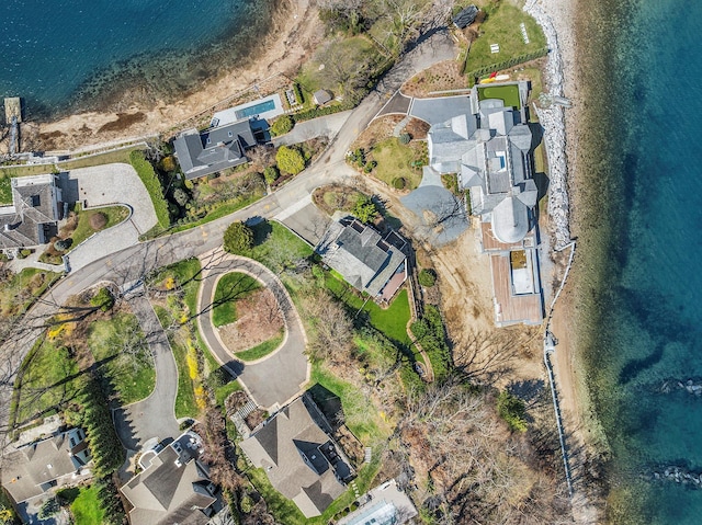 356 Bay Ave, Huntington Bay, NY 11743 - bird's eye view featuring a residential view