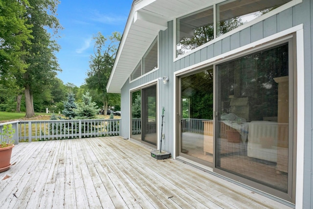 14 Perry Ct, Armonk, NY 10504 - view of wooden terrace