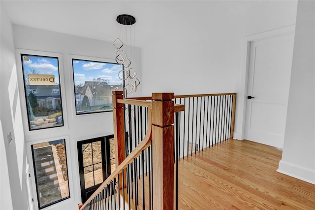 3585 Martha Blvd, Bethpage, NY 11714 - stairs featuring wood finished floors