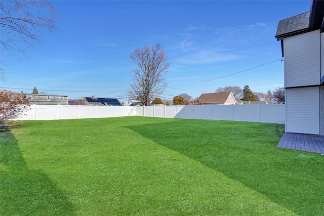 3585 Martha Blvd, Bethpage, NY 11714 - view of yard with a fenced backyard