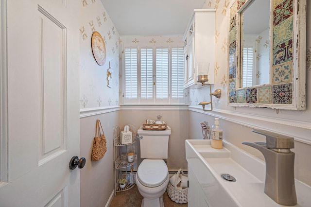 bathroom with toilet