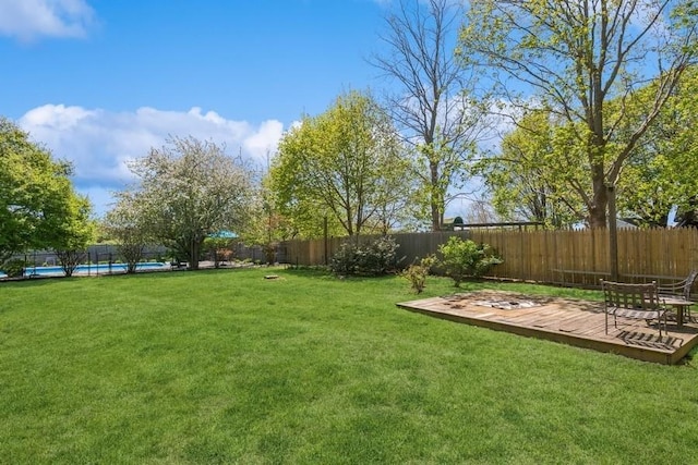 3320 Oregon Rd, Mattituck, NY 11952 - view of yard featuring a wooden deck