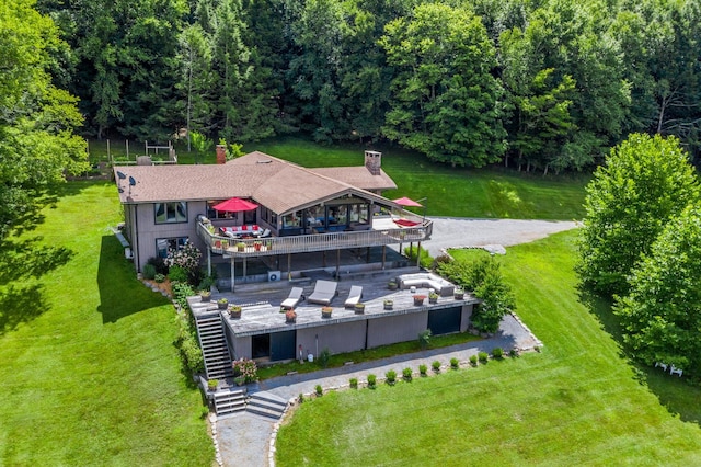 65 Deuner Hill Rd, Callicoon Center, NY 12723 - view from above of property