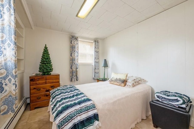 260 Washington Ave, Harbor Isle, NY 11558 - bedroom featuring a baseboard radiator