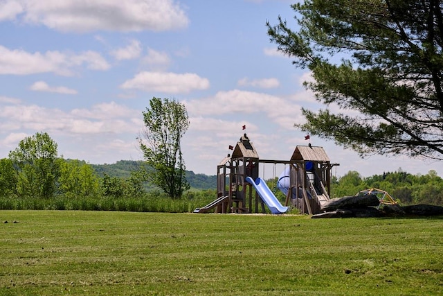 649 County Road 95, North Branch, NY 12766 - view of playground featuring a yard