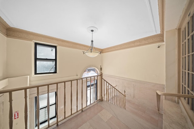 1001 Anderson Ave Unit 22, Bronx, NY 10452 - stairway featuring ornamental molding