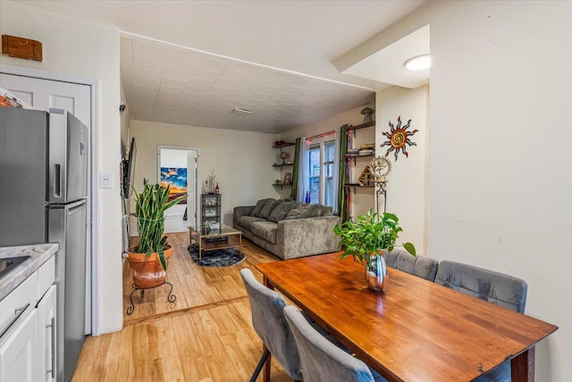 61-27 160th St, Fresh Meadows, NY 11365 - dining area featuring light wood-style floors