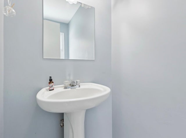 bathroom with a sink