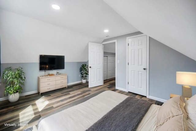 81 New Ave, Wyandanch, NY 11798 - bedroom with baseboards, wood finished floors, and recessed lighting