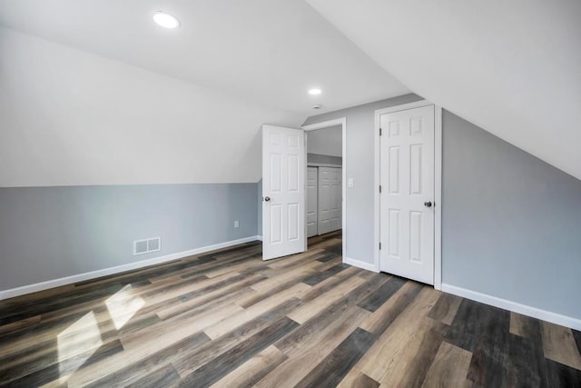 81 New Ave, Wyandanch, NY 11798 - bonus room featuring wood finished floors, recessed lighting, baseboards, and visible vents