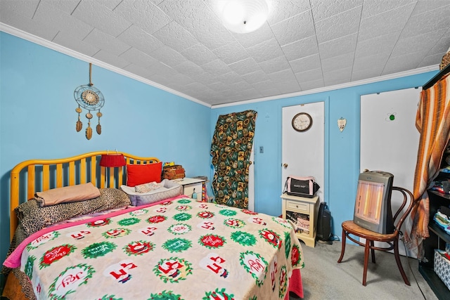 53 Dill Rd, Forestburgh, NY 12777 - carpeted bedroom featuring crown molding