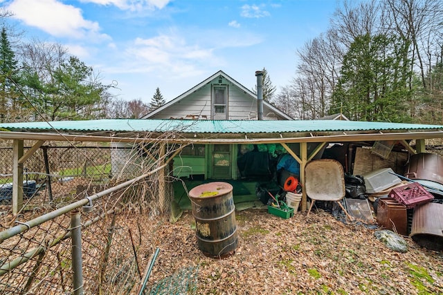 53 Dill Rd, Forestburgh, NY 12777 - rear view of property with metal roof and an outbuilding