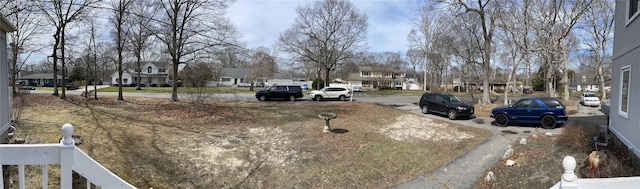 view of street with a residential view
