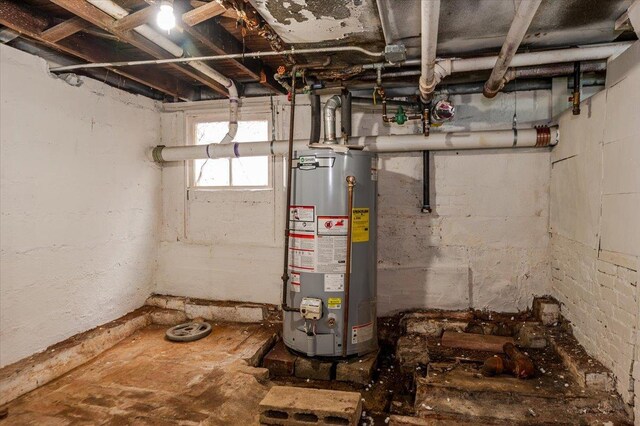 2738 Miles Ave, Bronx, NY 10465 - utility room with gas water heater