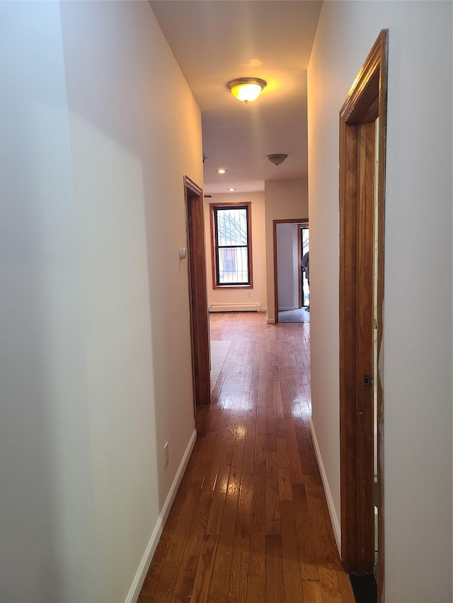 1871 Prospect Pl, Brooklyn, NY 11233 - hall featuring baseboards and hardwood / wood-style flooring