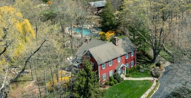 62 Kitchawan Rd, Pound Ridge, NY 10576 - aerial view of property and surrounding area