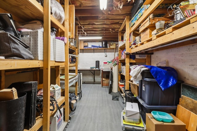view of storage