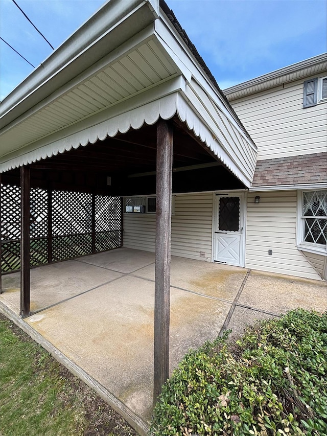 view of home's exterior