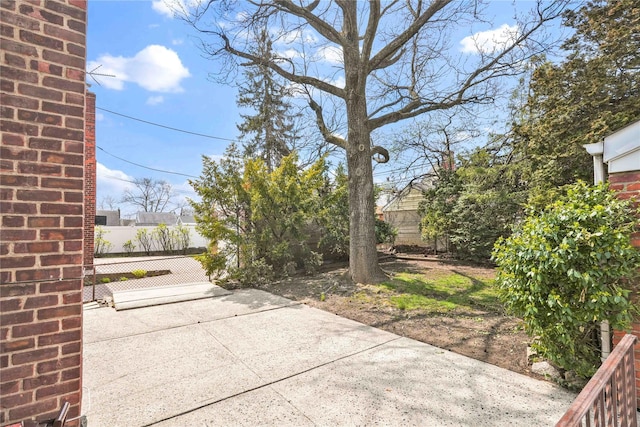view of patio / terrace with fence