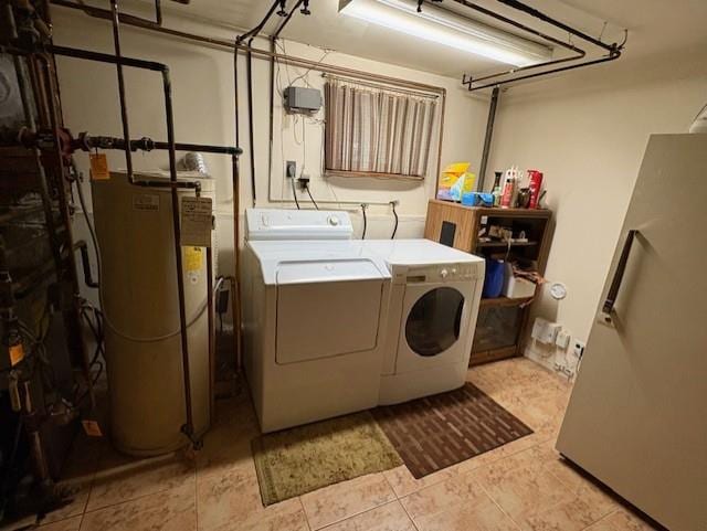 19 Yeoman Dr, East Northport, NY 11731 - washroom featuring water heater, washer and clothes dryer, and laundry area