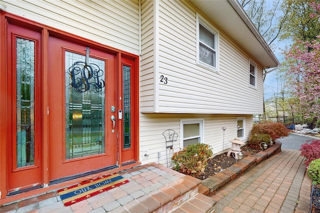 view of entrance to property
