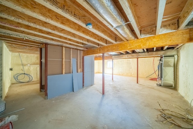 49 E Cherry St, Hicksville, NY 11801 - unfinished basement with heating unit
