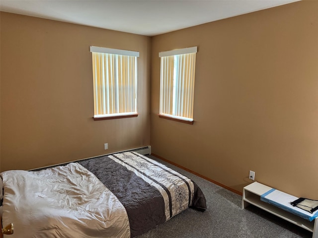 1343 William Floyd Pkwy, Shirley, NY 11967 - bedroom with carpet flooring and baseboards