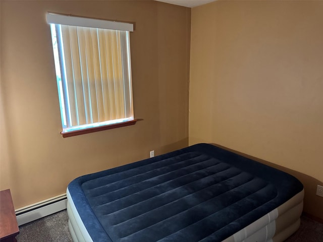 1343 William Floyd Pkwy, Shirley, NY 11967 - bedroom with a baseboard heating unit