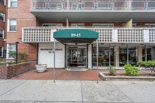 89-15 Parsons Blvd Unit 3J, Jamaica, NY 11432 - entrance to property with brick siding