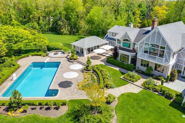 bird's eye view