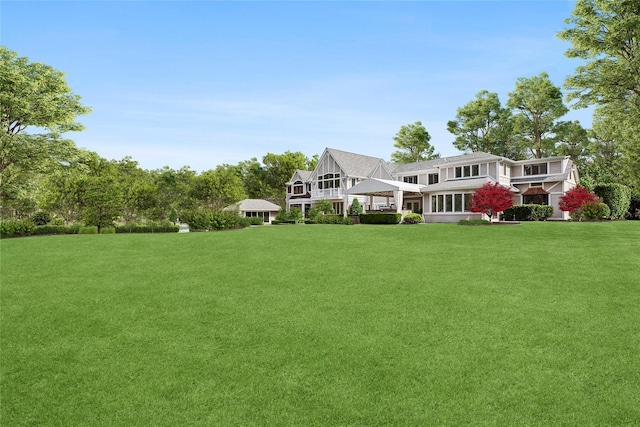 view of yard