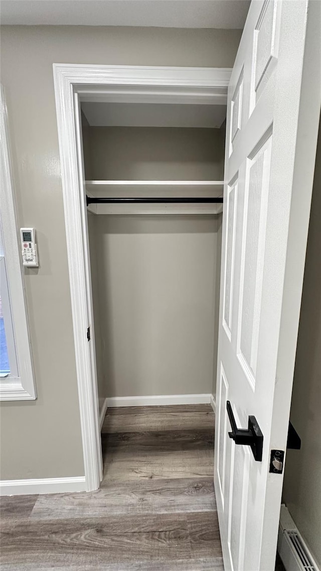 734 Cooley Rd, Parksville, NY 12768 - closet with a baseboard radiator