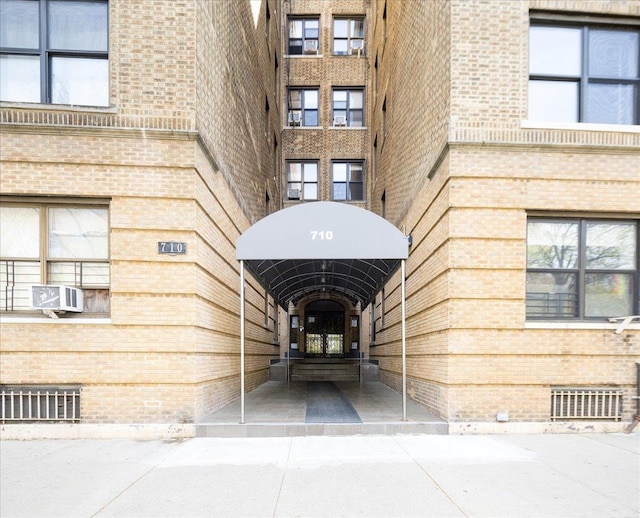 710 Riverside Dr Unit 6B, New York Manhattan, NY 10031 - doorway to property with brick siding