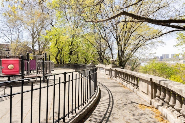 710 Riverside Dr Unit 6B, New York Manhattan, NY 10031 - view of home's community featuring playground community and fence