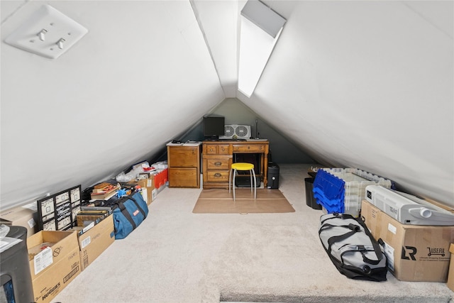 87-15 258th St, Floral Park, NY 11001 - interior space with lofted ceiling and carpet flooring