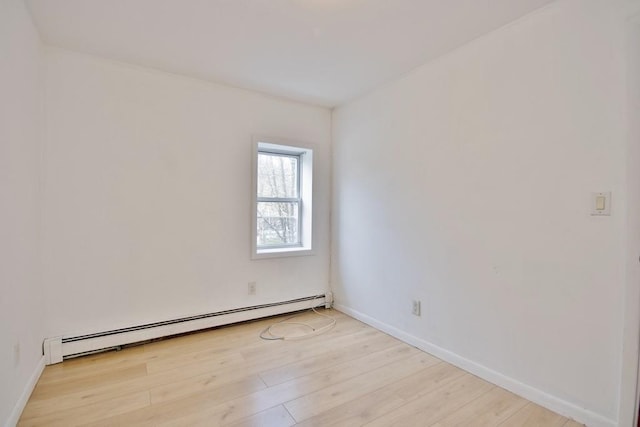 9 Old Albany Post Rd N, Cold Spring, NY 10516 - unfurnished room featuring baseboard heating, baseboards, and light wood-style flooring