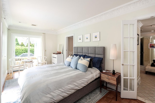 45 Holiday Blvd, Center Moriches, NY 11934 - bedroom featuring ornamental molding
