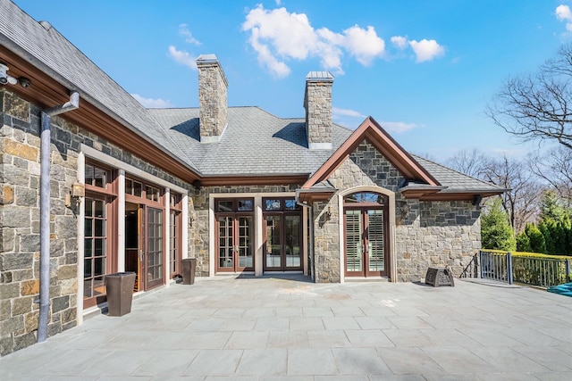 11 Victorian Ln, Brookville, NY 11545 - view of patio / terrace featuring french doors