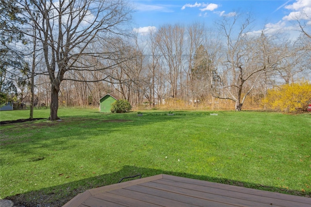 950 Main Bayview Rd, Southold, NY 11971 - view of yard featuring a storage shed and an outdoor structure