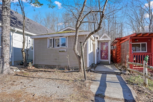 view of front of home