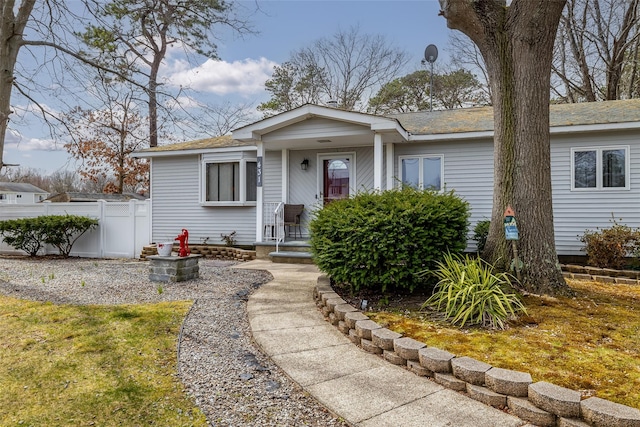 431 Grand Blvd, Brentwood, NY 11717 - view of front of home with fence