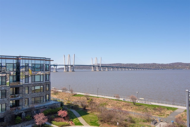 18 Rivers Edge Dr Unit 506, Tarrytown, NY 10591 - water view with a notable bridge